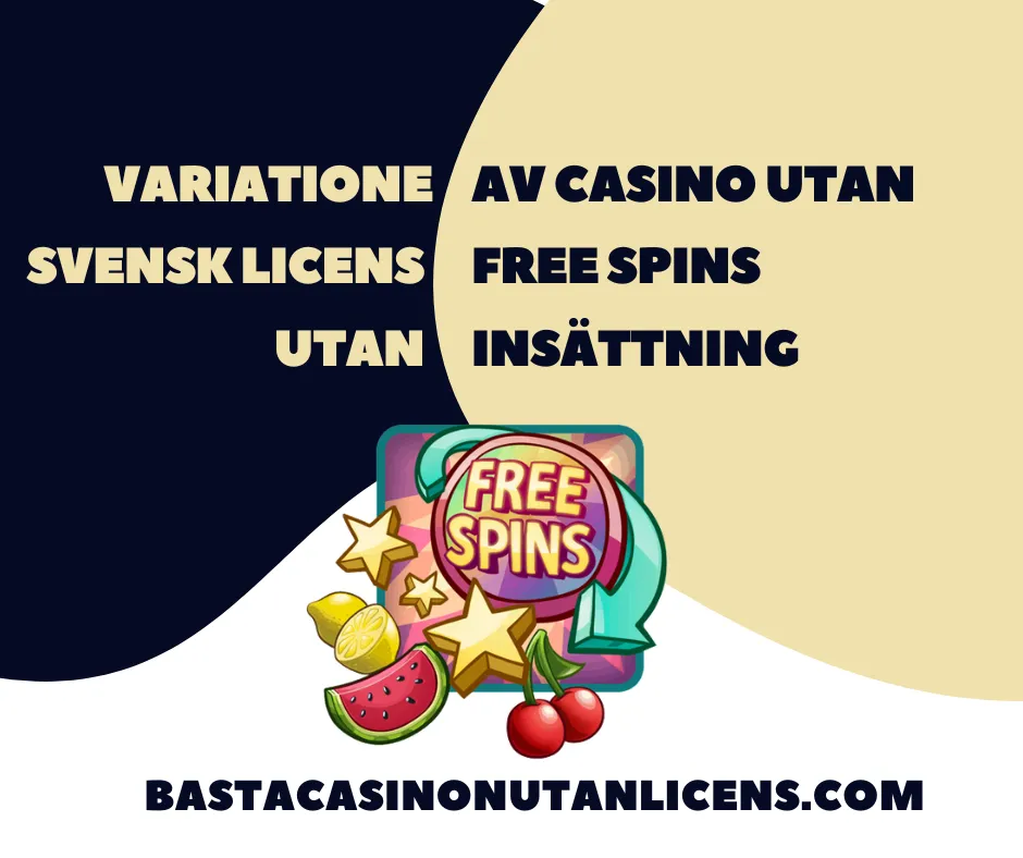 Casino Utan Svensk Licens Free Spins Utan Insättning