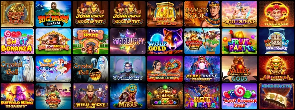 Wildpharao Casino spel och spelautomater